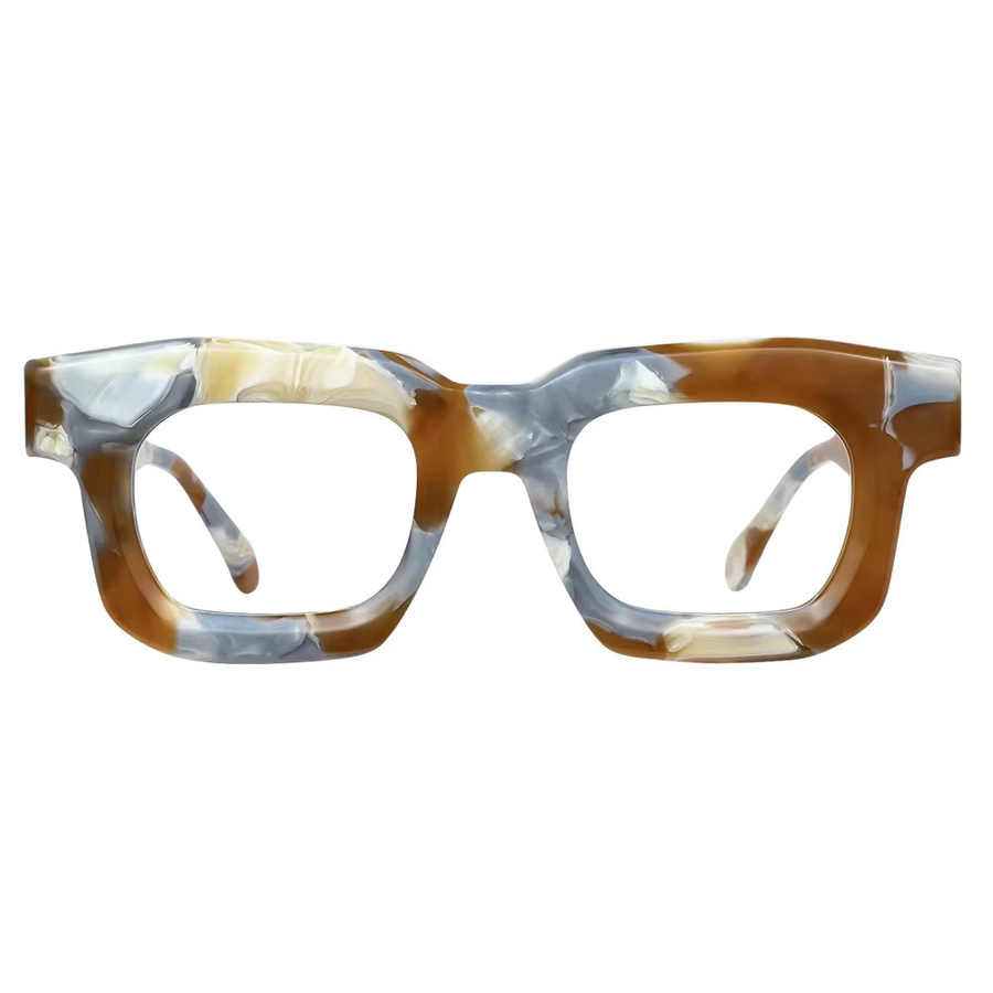Sunshador Korrekturbrille, quadratisch, Acetat, Vollrand, Unisex, Multicolour - Bild 2