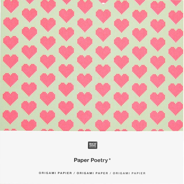 Rico Design Paper Poetry Origami Futschikato Pixel Papier in Multicolour B/T/H: 15 x 50 x 50 cm - Bild 1