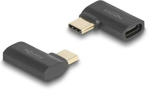 Delock USB-C auf USB-C Adapter Schwarz 60245 - Bild 1