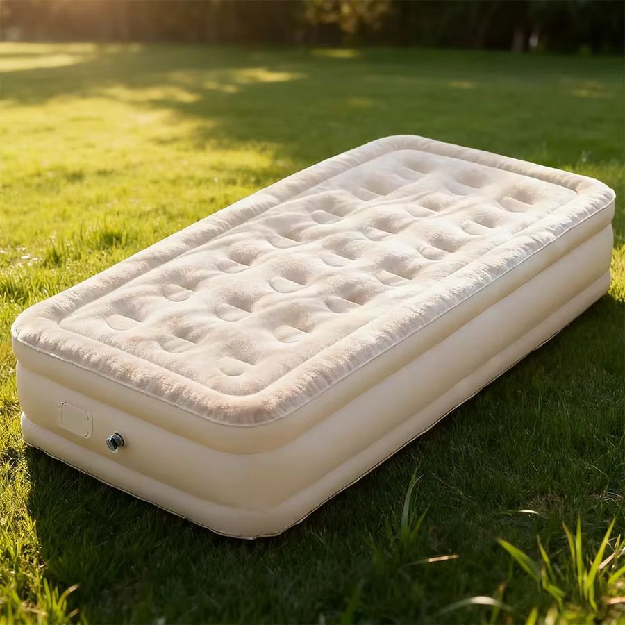 Hlamder Luftmatratze mit integrierter Pumpe und Kissen, selbstaufblasende Campingmatte für Outdoor und Innenbereich - Bild 2