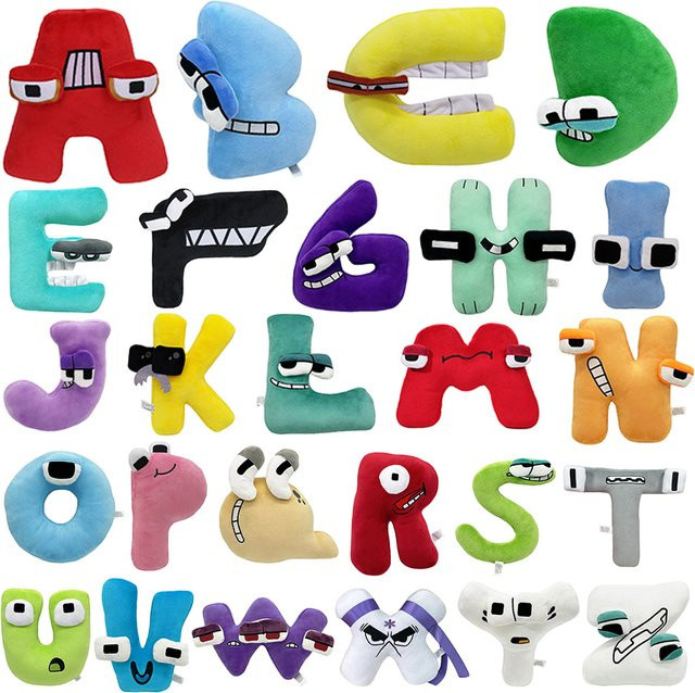Bandai Alphabet Lore, Alphabet Plüschtiere, Plüsch / Textil - Bild 1