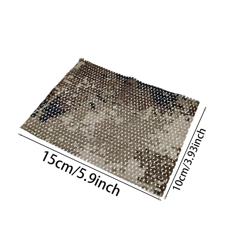 Beiges Abdecknetz für Sandtisch-Szenen und DIY-Mikrolandschaften als dekoratives Tarntuch - Bild 2