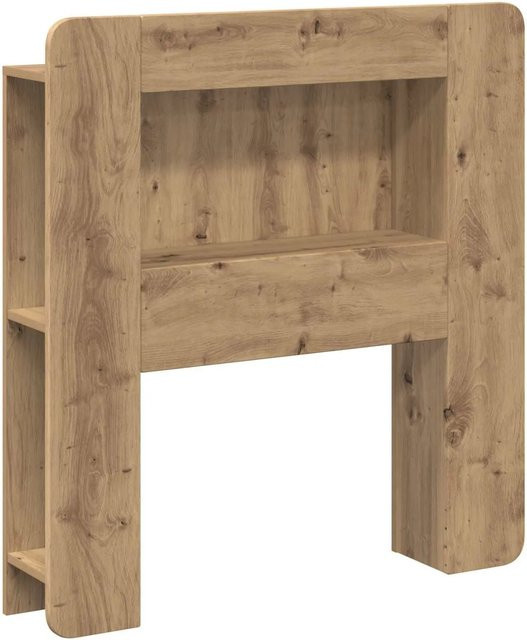 vidaXL Kopfteil-Schrank mit Speicher in Artisan-Eiche, Braun, Holzwerkstoff - Bild 1