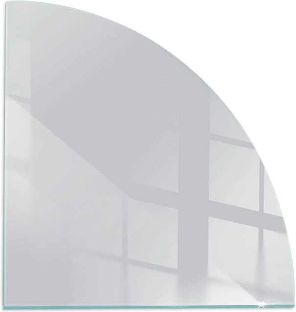 Tulup Glasplatte für Kaminöfen in Grau, B/H: 100 x 100 cm - Bild 1
