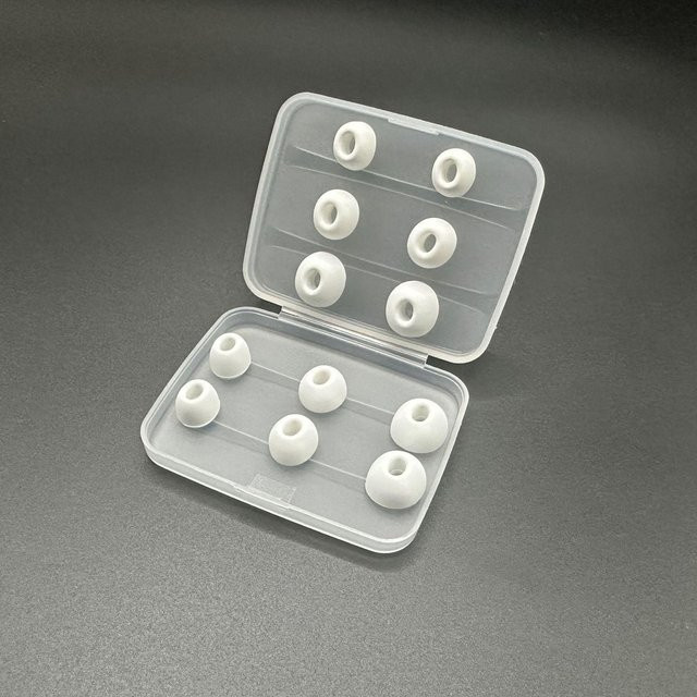 Universelle Silikon-Ersatz-Ohrstöpsel für Apple AirPods Pro 1. und 2. Generation in Weiß - Bild 1