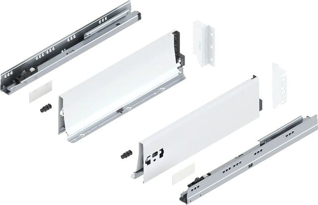 Blum Tandembox antaro K Vollauszug Blumotion Seidenweiß 400 mm 30 kg 1 Paar - Bild 1
