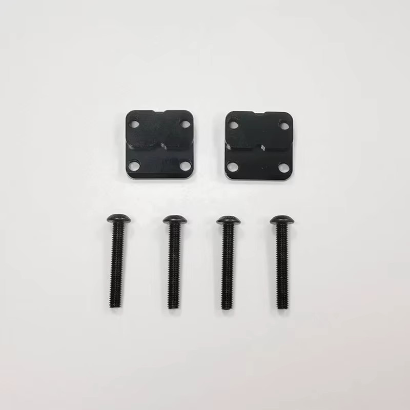 Tamiya RC 1/14 Lkw Anhänger Achse Spacer Adapter, Zubehör, Metall, Schwarz - Bild 2