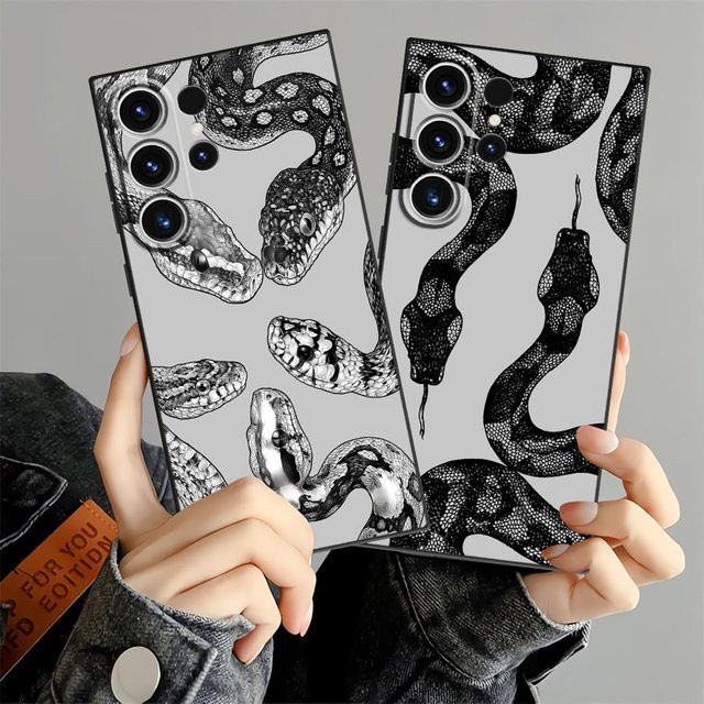 Retro Soft Phone Cover Hülle für Samsung Galaxy S24 Plus S23 S25 S21 FE S20 S10 S9 Note 20 Ultra Edge in Weiß - Bild 1