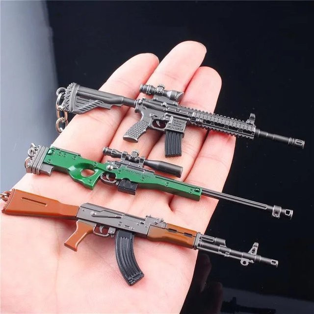 JYYF JUN Schlüsselanhänger AWM 98K Waffenmodell, Legierung, Herren - Bild 1