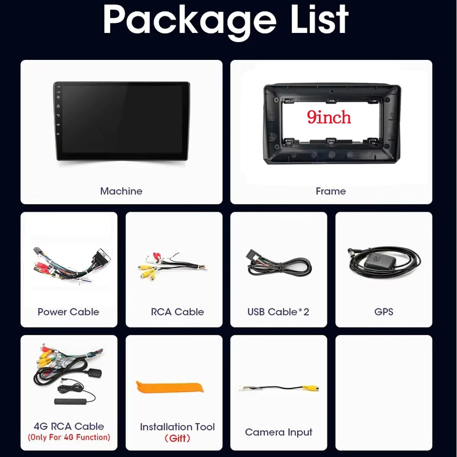 Icreative Android Auto und CarPlay Multimedia Autoradio mit GPS, WIFI und 4G für Fiat Croma 2005-2010, Schwarz - Bild 5