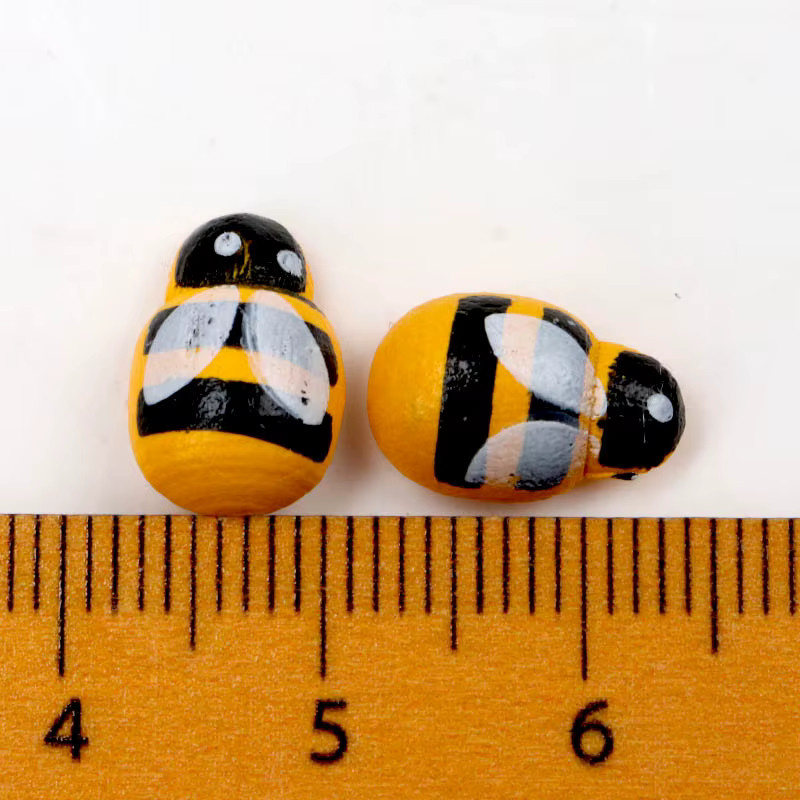 Mixed Bee selbstklebende Bastel-Cabochons aus Resin für Scrapbooking und DIY-Projekte, 50 Stück, Durchmesser: 13 mm - Bild 2