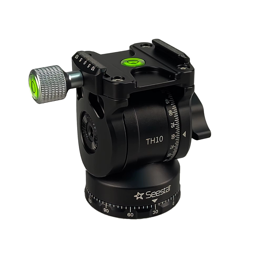 ZWO TH10 TC20 Flüssigkeits-Stativkopf aus Kohlefaser für Smart Teleskope S30 S50 in Schwarz mit hydraulischer Dämpfung für Astrofotografie - Bild 3
