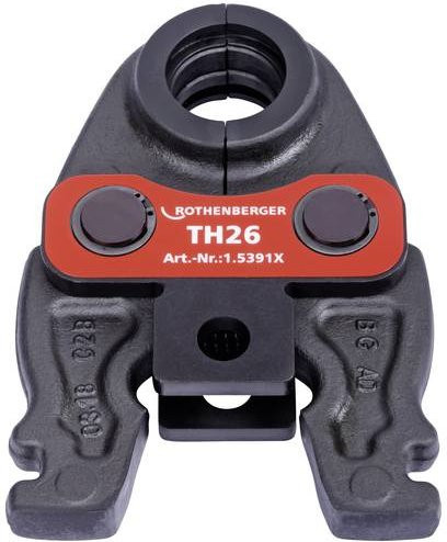 Rothenberger Pressbacke Compact TH26 aus gehärtetem Stahl in Schwarz - Bild 1