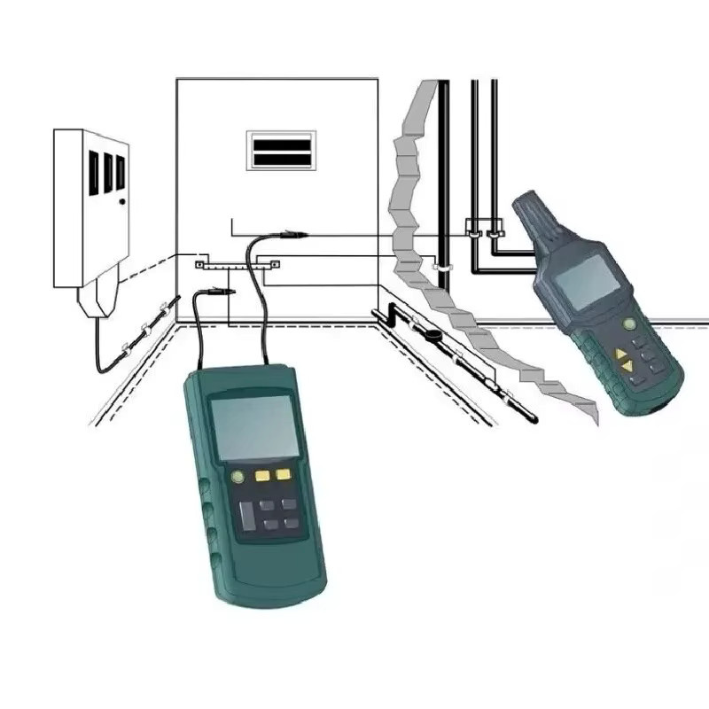 TOOLTOP MS6818 Professioneller Kabeltester mit Metallrohr-Locator für Wand-Untergrund, 30–400 V AC/DC zur Kurzschlusserkennung und Unterbrechungsprüfung - Bild 2