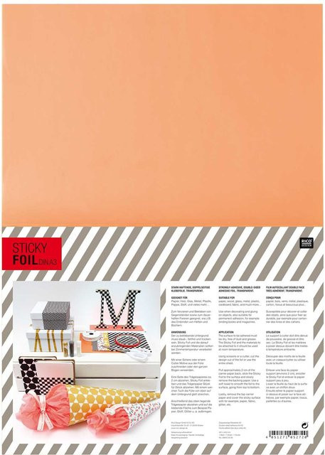Rico Design Sticky Tape doppelseitige Klebefolie DIN A3 - Bild 1
