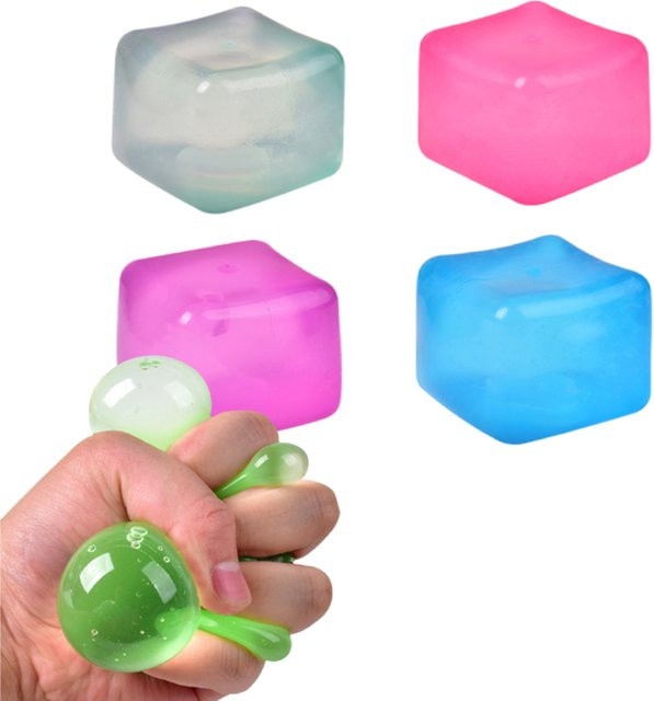 Datgo Stress-Würfel, Quetschbare Fidget-Spielzeuge, Gel-Gefüllte Fidgets - Bild 1
