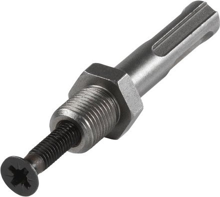 Wolfcraft Bohrfutteradapter aus Edelstahl in Silber - Bild 1