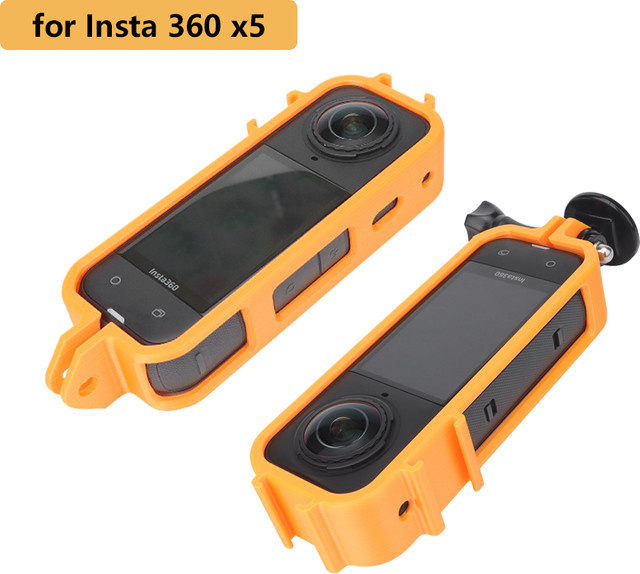 SZKOSTON Schutzrahmen für Insta 360 X5 mit Schnellspanner und Erweiterungshalterung aus Kunststoff - Bild 1