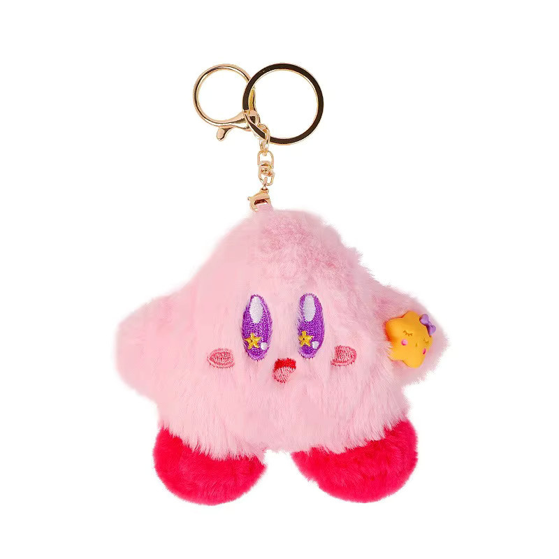 Bandai Kirby Rosa Stern Plüsch-Schlüsselanhänger, Tiere - Bild 2