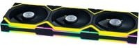 Lian Li UNI FAN SL Wireless ARGB PWM Gehäuselüfter 3er-Pack Schwarz mit Controller, Revers PC-Lüfter, B: 120 mm, H: 124,5 mm - Bild 1