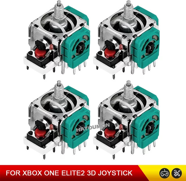 Microsoft Ersatz-Sensormodule für Xbox One Elite Series 2 Controller, 3D Analog-Joystick Elektromagnetische Daumensticks, Mehrfarbig - Bild 1