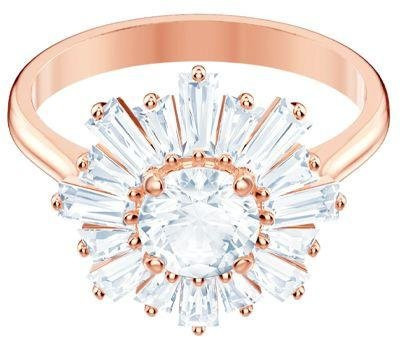 Swarovski Ring, Roségold, Kristall, Damen, Größe 52 - Bild 1