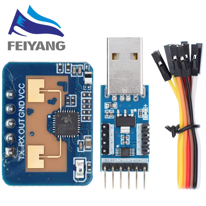 Hi-Link HLK-LD2410 Mini 24GHz Human Presence Status Sensor Radar Modul in Blau - Bild 3
