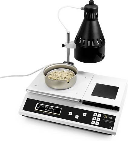 PCE Instruments PCE-UX 3011 Feuchteanalysatorwaage in Weiß mit einem Wägebereich von max. 220g - Bild 1