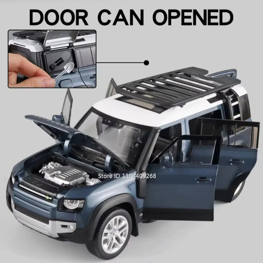 RMZ city Defender 110 SV2022, Automodell, Maßstab 1:18, Grün - Bild 3