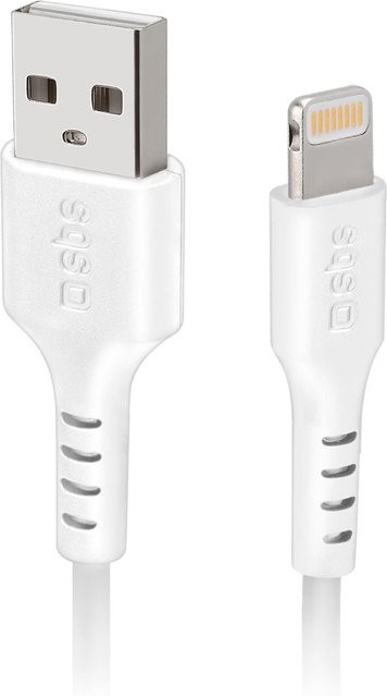 Apple USB-A auf Lightning Daten- und Ladekabel, Weiß, 1 m - Bild 1