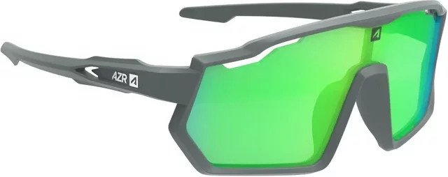AZR Pro Race RX Sonnenbrille für Kinder, Kunststoff, Vollrand, Schwarz, Grau - Bild 1