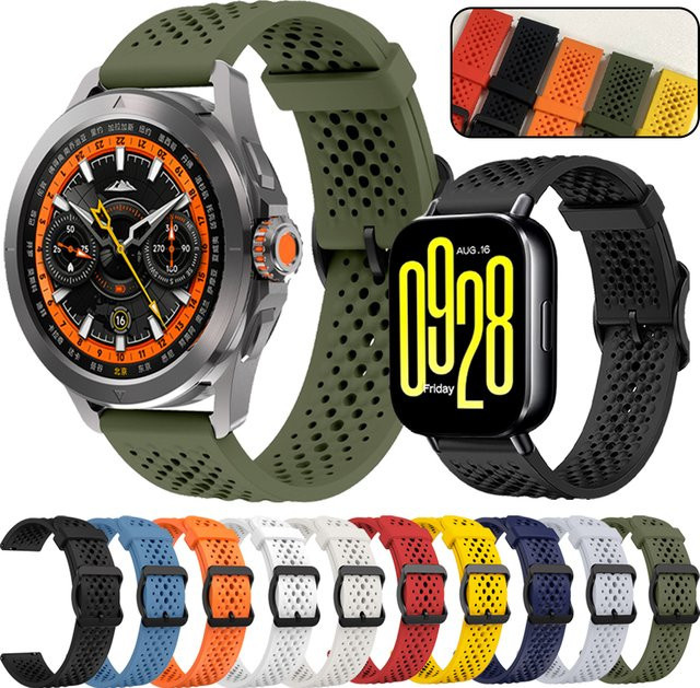 Xiaomi Uhrenarmband Silikon, 22mm, Unisex, Multicolor - Bild 1