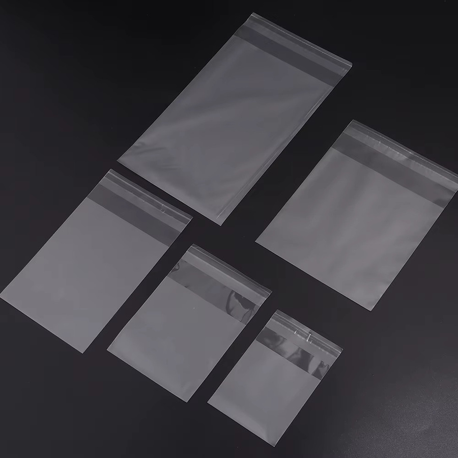 100 Stück transparente selbstklebende OPP Kunststoff Taschen von filluck zur Verpackung von Schmuck, Süßigkeiten und Geschenken - Bild 2
