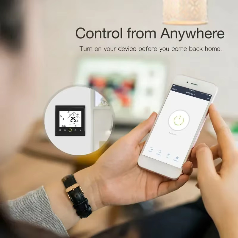 Moes WiFi Smart Thermostat für Fußbodenheizung und Gasboiler mit Alexa, Google Home und Tuya App Steuerung via Zigbee - Bild 3