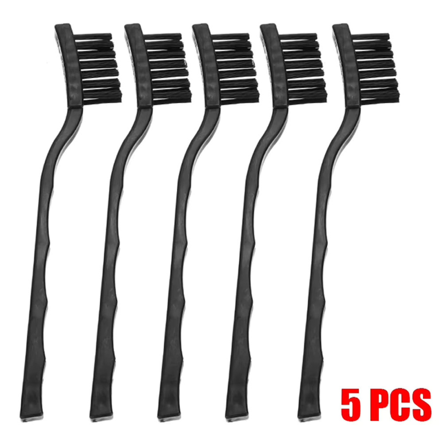 Vibratite Set aus 5 antistatischen ESD Reinigungspinseln in Schwarz für die PCB Platine Reinigung - Bild 3