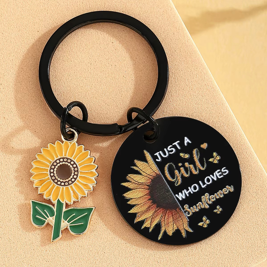 Schlüsselanhänger Sonnenblume, Damen - Bild 5