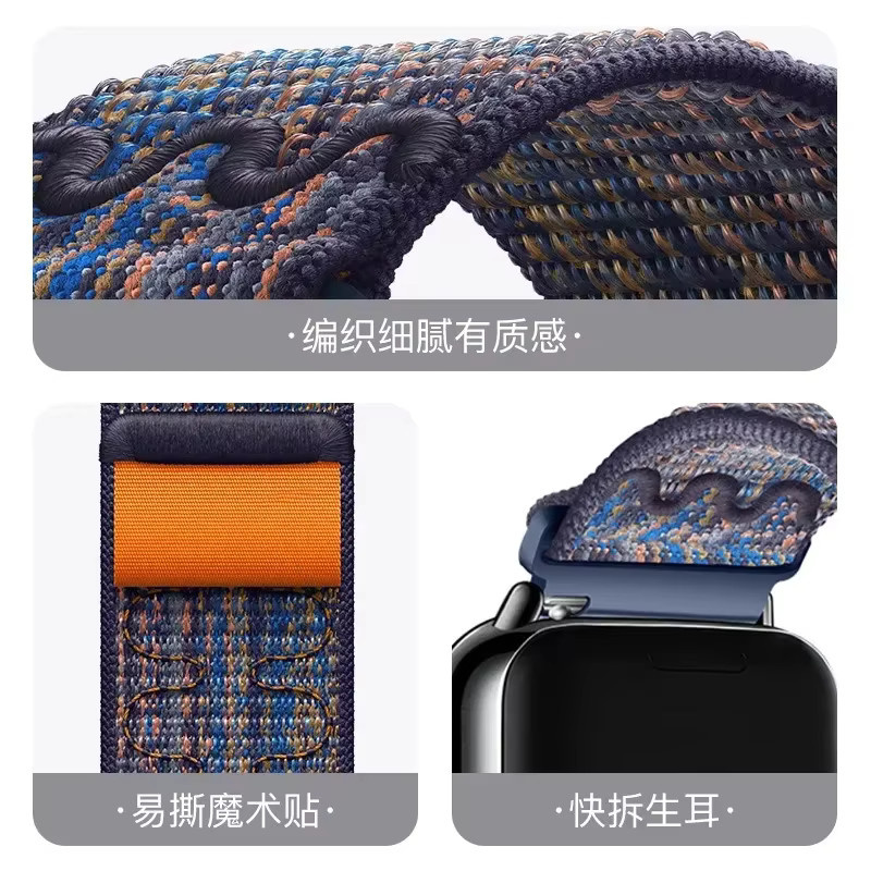Xiaomi Uhrenarmband Nylon, Schwarz, Unisex - Bild 5