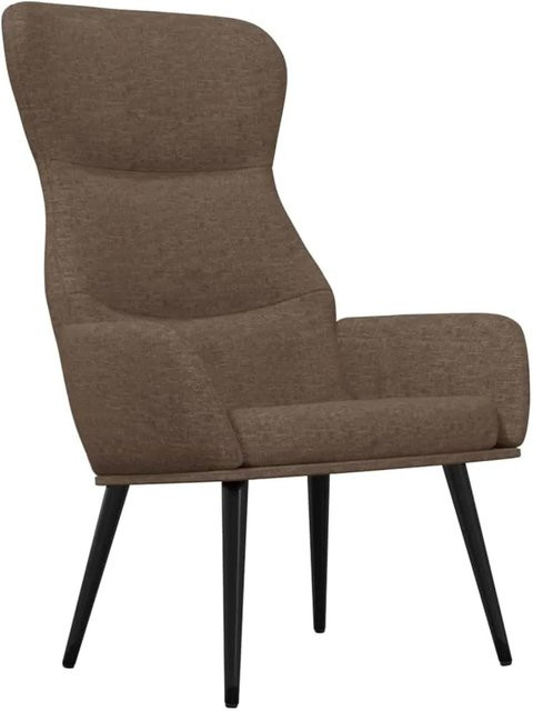 vidaXL Relaxsessel in Taupe aus Stoff mit Metallrahmen - Bild 1