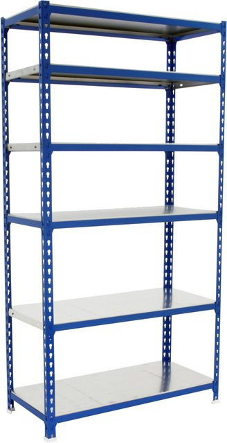 PROREGAL Schwerlastregal Giant Metal Shark Blau, H x B x T: 250 x 90 x 40 cm - Bild 1