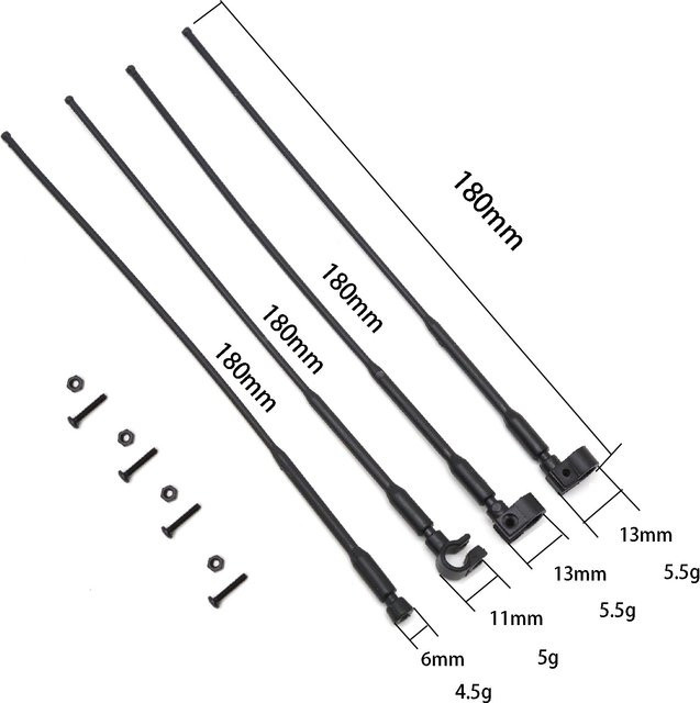 Semalam Nylon Simulation Antenne Dekorative Signal Linie, Schwarz, Zubehör - Bild 1