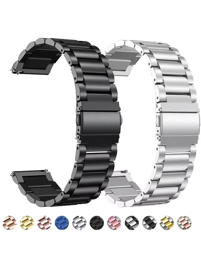 Realme Uhrenarmband, Edelstahl, Schwarz, Unisex - Bild 5