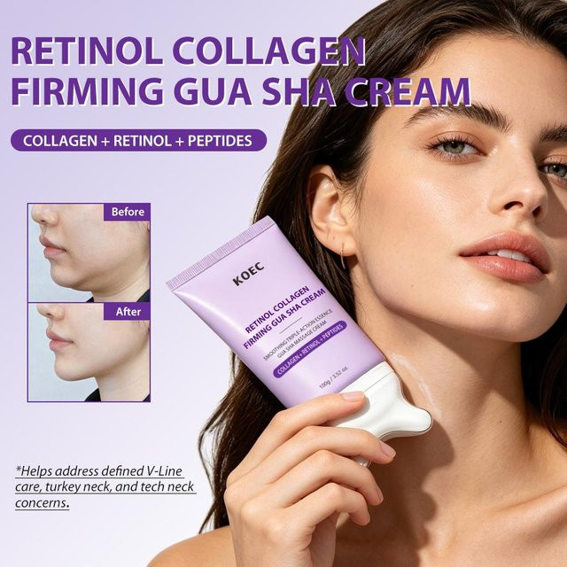 KOEC Gesichtscreme mit Retinol und Kollagen, für trockene Haut - Bild 1