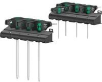 Wera 467/7 HF Set 7-teiliger Torx-Schraubendrehersatz mit Quergriff und Rack in Schwarz-Grün - Bild 1