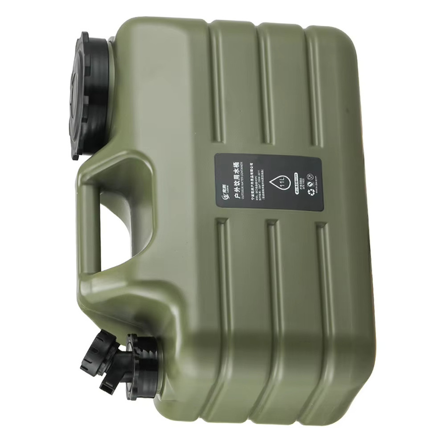 Alloet Outdoor-Wasserbehälter mit 11 l Volumen, tragbarer Camping-Wasserbeutel in Grün mit abnehmbarem Wasserhahn - Bild 3