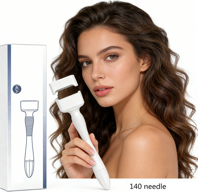 Buiti Derma Stamp Microneedle, 140 Pins, Gesicht und Haare - Bild 1