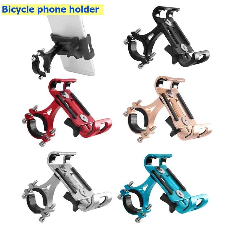 Motorrad- und Fahrrad-Handyhalterung aus Aluminiumlegierung in Schwarz mit 360 Grad Drehung und rutschfestem GPS-Clip für iPhone und Xiaomi - Bild 3