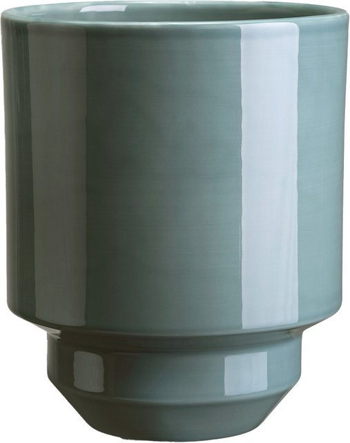 Bergs Potter Blumentopf The Hoff Pot aus Keramik in Misty Blue Durchmesser: 14 cm - Bild 1
