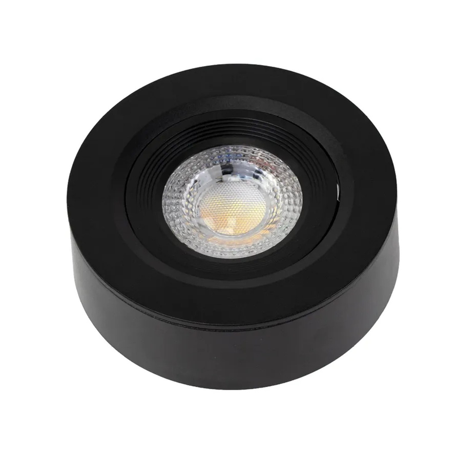 LUXULA LED Einbauspot Schwarz rund mit CCT Farbwahl Warm- und Kaltweiß, 5W, 500lm, Ø 7,5 cm - Bild 2