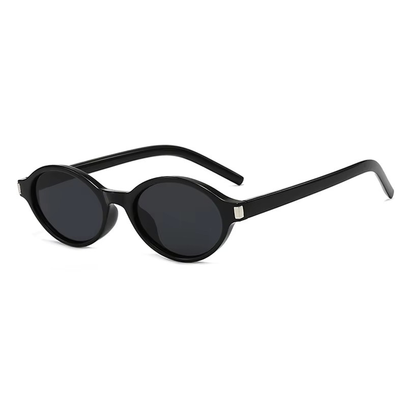 OLOEY Sonnenbrille, oval, Vollrand, Kunststoff, black - Bild 5
