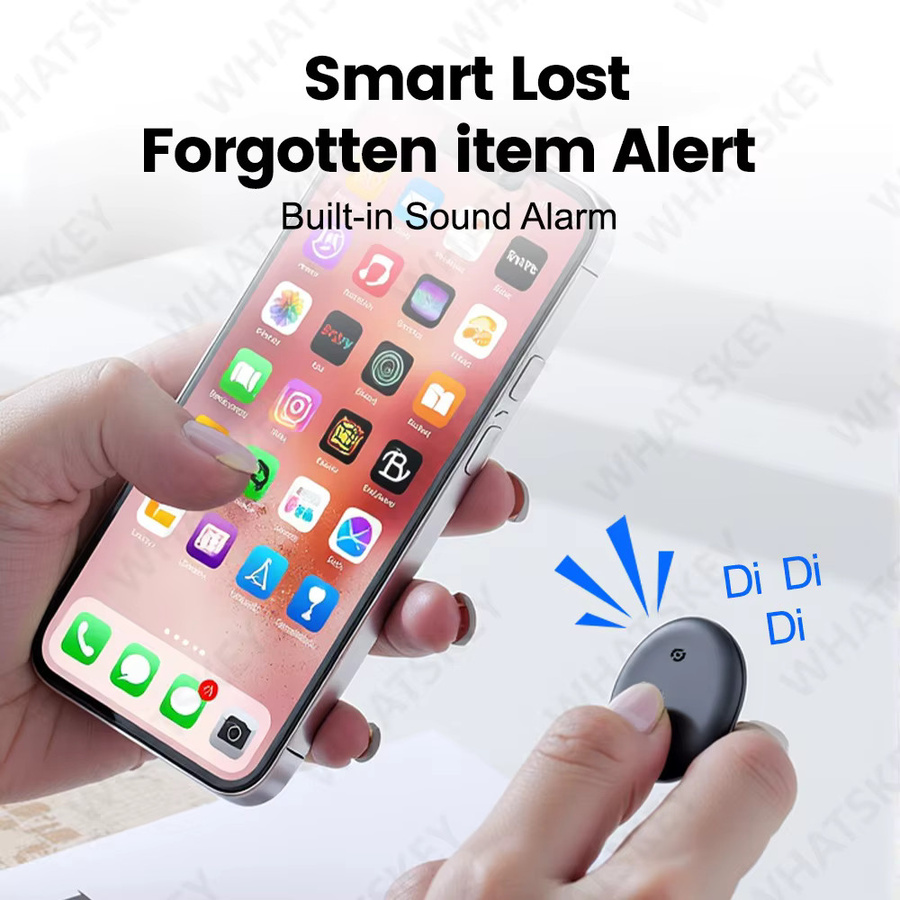 Peocke Dual-System GPS-Tracker Anti-Verlust-Tag für Android und iOS in Blau - Bild 3